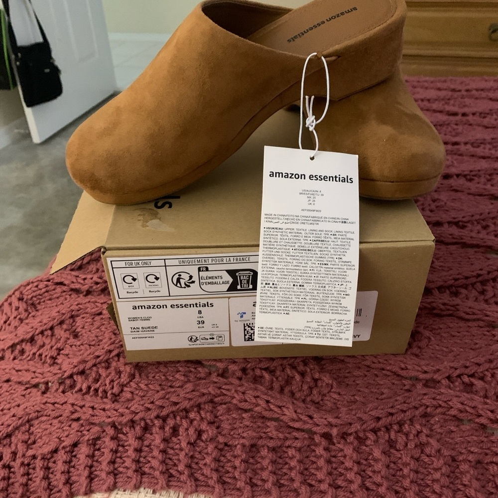 Amazon Essentials Brown Mules for Women